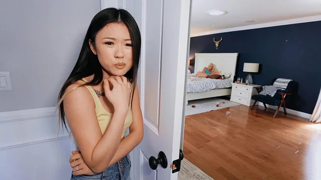 Lucky Fate договорился с азиаточкой и квартиранткой о тройничке